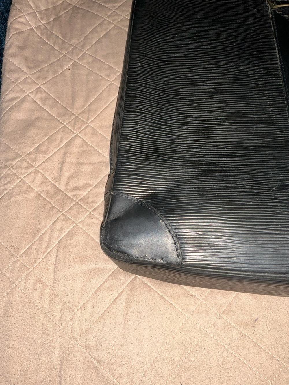 Louis Vuitton Porte-Documents Briefcase – Black Epi Leather | Vintage 👀 - Picture 3 of 15